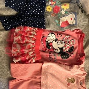 Gently used baby girl set.